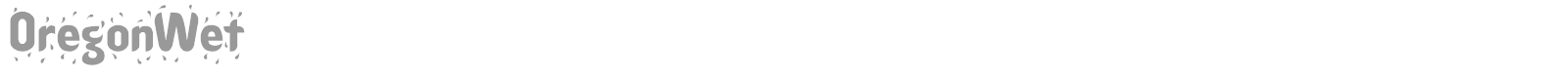 OregonWet font preview