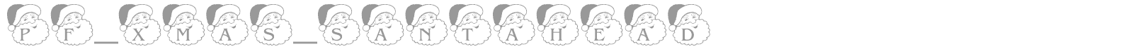 pf_xmas_santahead font preview