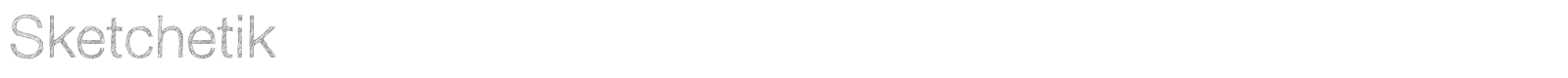 Sketchetik font preview