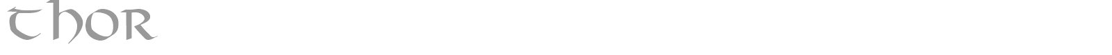 Thor font preview