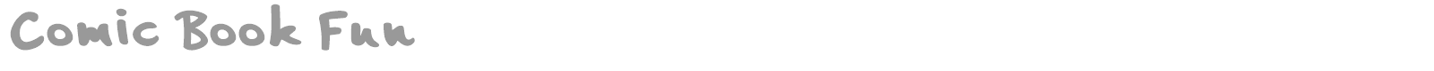 Comic Book Fun font preview