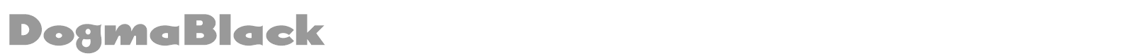 DogmaBlack font preview