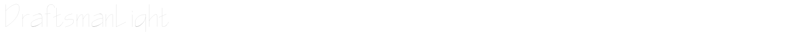 DraftsmanLight font preview