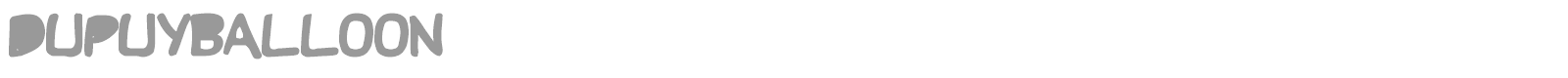 DupuyLight font preview