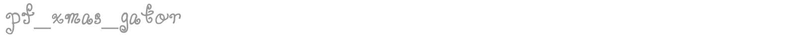pf_xmas_gator font preview