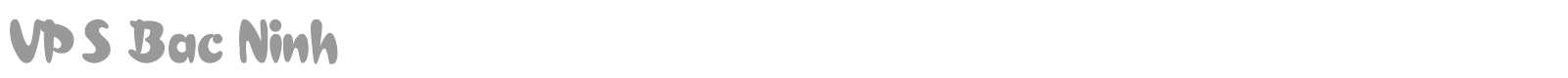 VPS Bac Ninh font preview