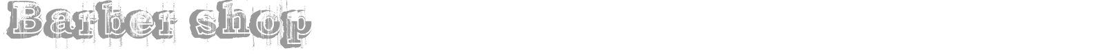 Barber Shop font preview