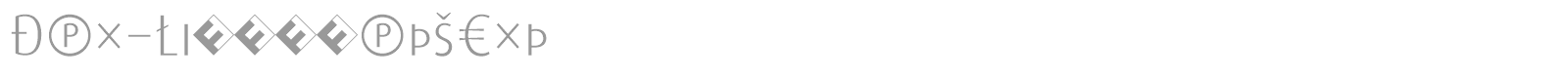 Dax-LightCapsExp font preview