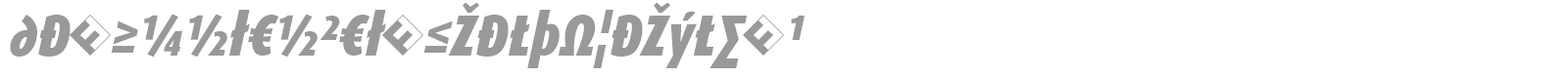 DaxCondensed-BlackItalicExp font preview