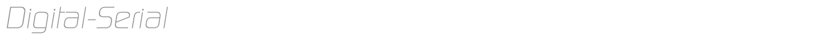 Digital-Serial font preview