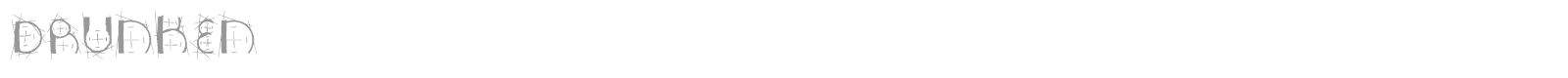Drunken font preview