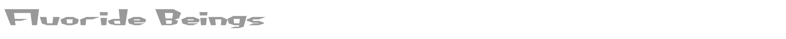 Fluoride Beings font preview