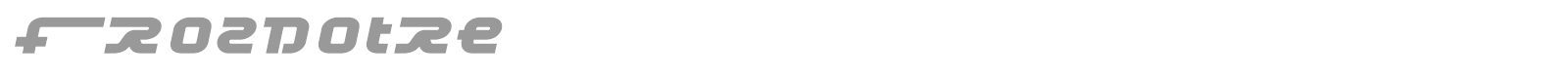 Frozdotre font preview