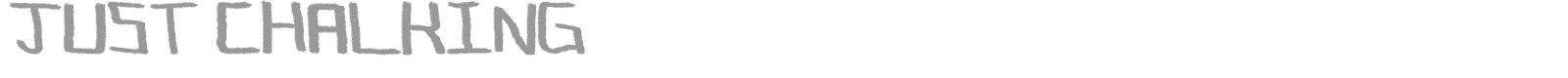 Just Chalking font preview