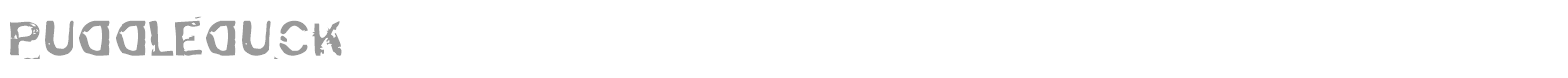 Puddleduck font preview