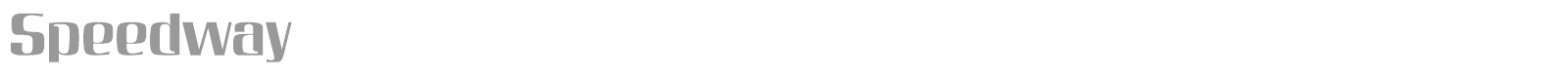 speedway font preview