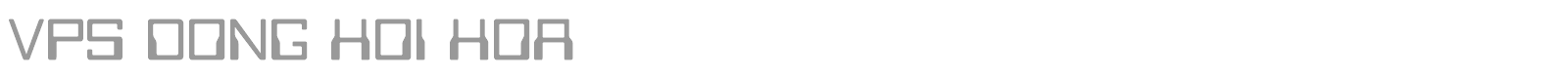 VPS Dong Hoi Hoa font preview