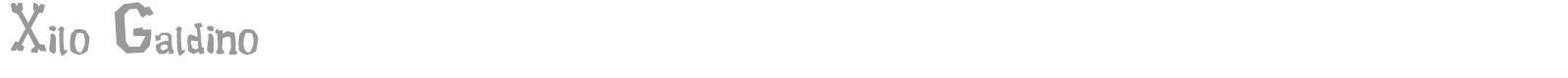 XiloGaldino font preview