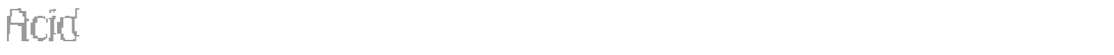 Acid font preview