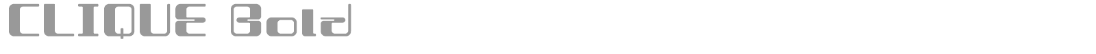 CLIQUE Bold font preview