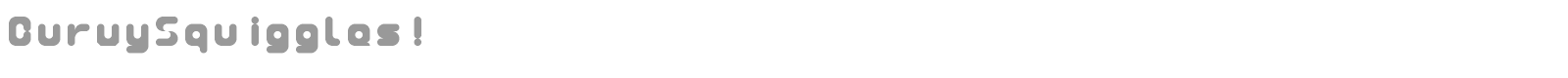 CurvySquiggles! font preview