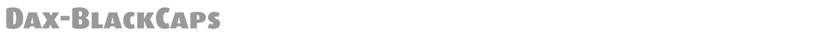 Dax-BlackCaps font preview
