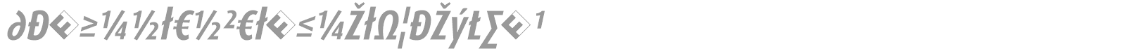DaxCondensed-BoldItalicExp font preview