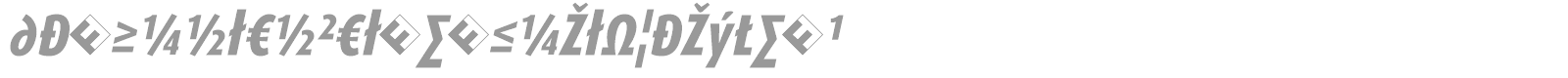 DaxCondensed-ExBoldItalicExp font preview