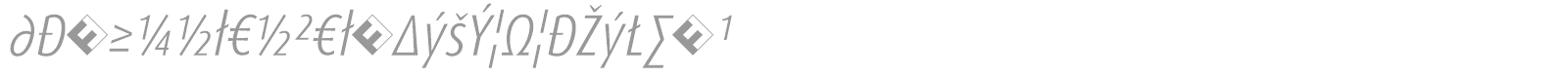 DaxCondensed-LightItalicExp font preview