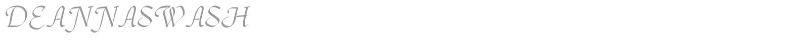 DeannaSwash font preview