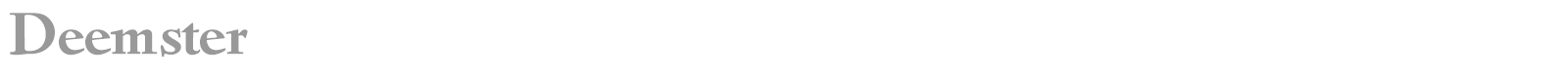 Deemster font preview