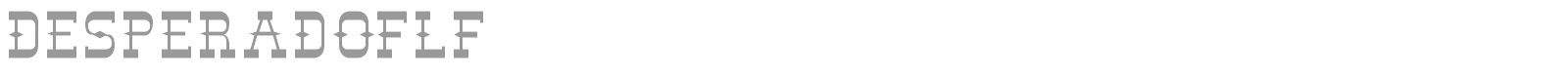 DesperadoFLF font preview
