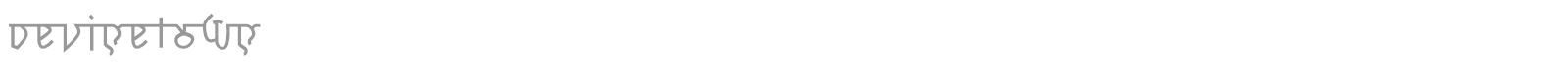 DevineTown font preview