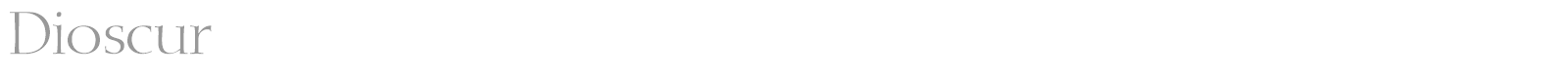 Dioscur font preview