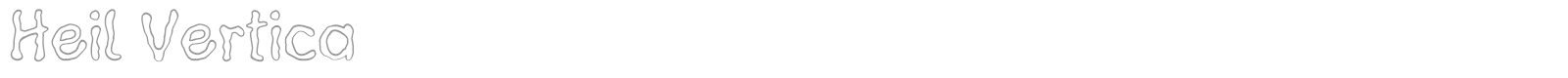 Heil Vertica font preview