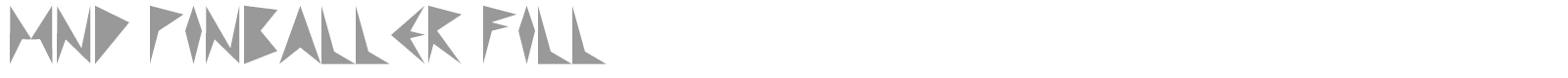 MND Pinballer Fill font preview