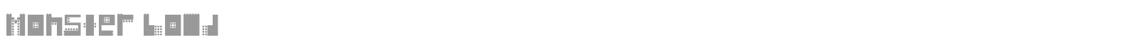 Monster bold font preview