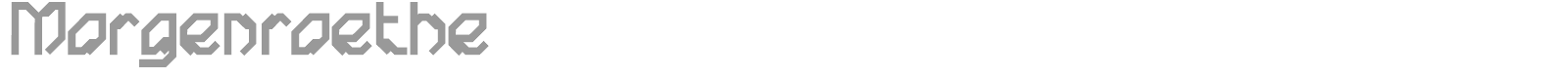 Morgenroethe font preview