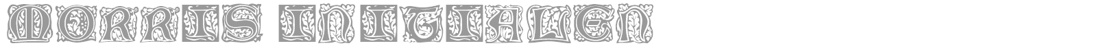Morris Initialen font preview