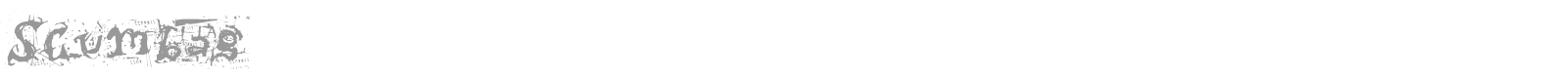 Scumbag font preview