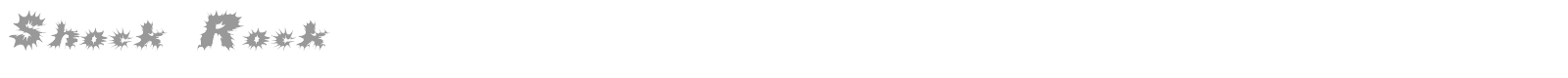 Shock Rock font preview
