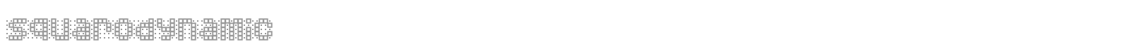 Squarodynamic font preview