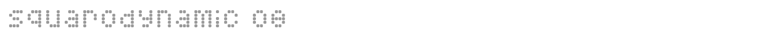 Squarodynamic font preview