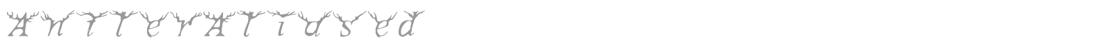 AntlerAliased font preview