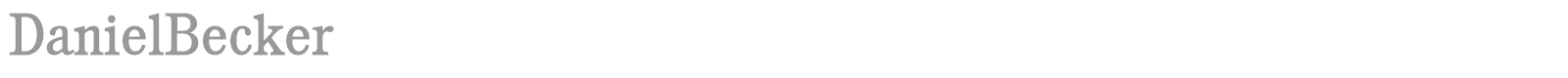 DanielBecker font preview