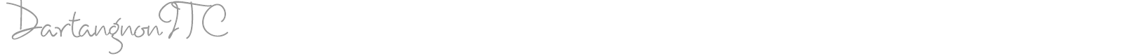 DartangnonITC font preview