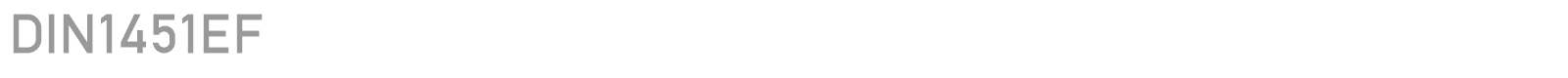 DIN1451EF font preview