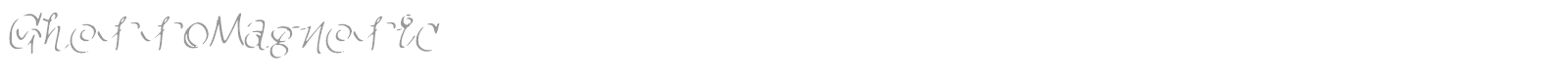 Font Ghetto Magnetic