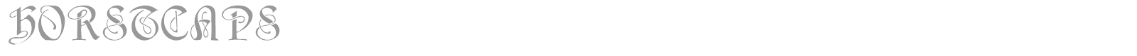 Horst font preview