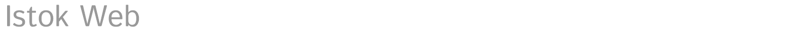 Istok Web font preview